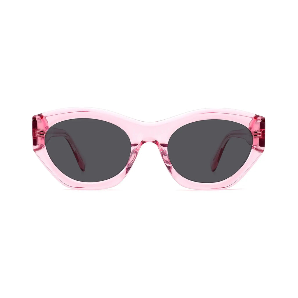 Betty’s Retro Shades Candy sunglasses in clear pink with dark grey lenses