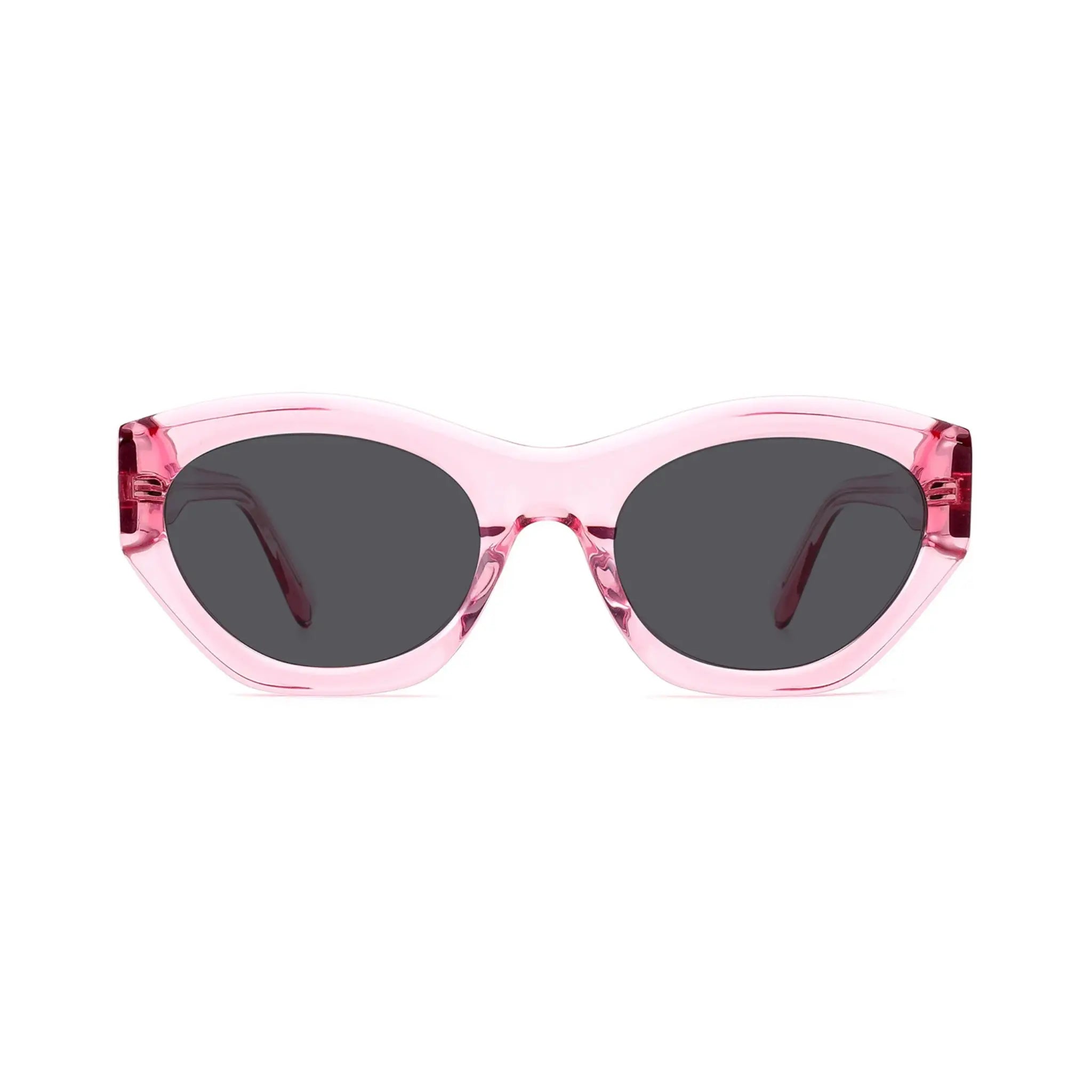Betty’s Retro Shades Candy sunglasses in clear pink with dark grey lenses