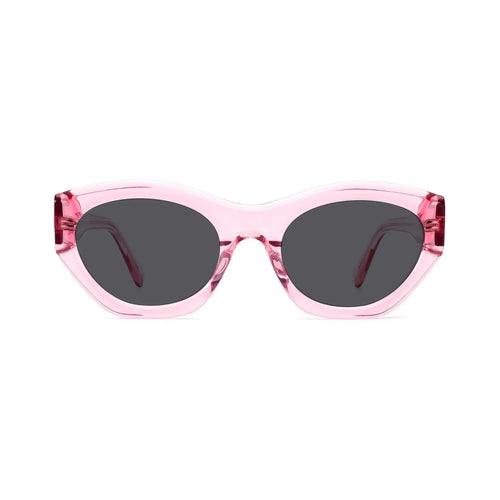 Betty’s Retro Shades Candy sunglasses in clear pink with dark grey lenses