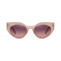 Betty’s Retro Shades Carlotta sunglasses in brown with sunset gradient lenses