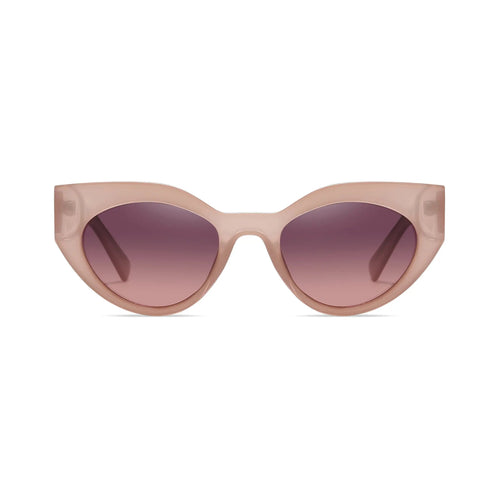 Betty’s Retro Shades Carlotta sunglasses in brown with sunset gradient lenses