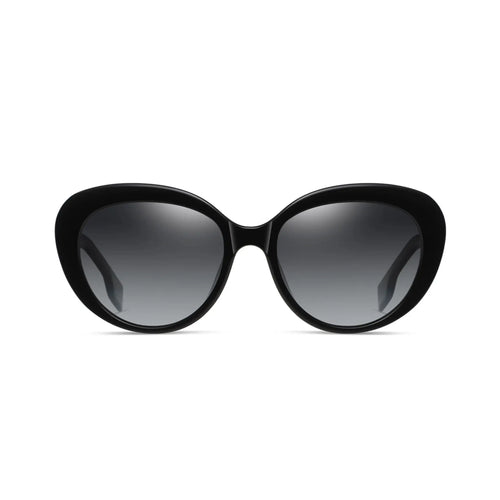 Betty’s Retro Shades Charlene sunglasses in black with dark grey lenses