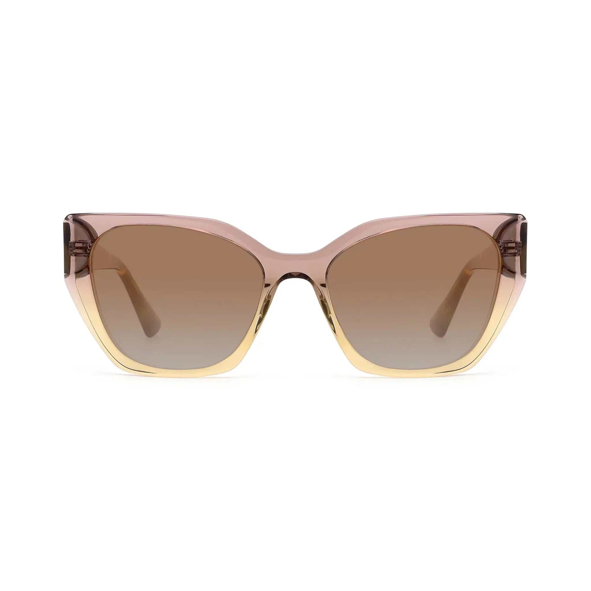 Betty’s Retro Shades Clara sunglasses in yellow gradient with amber gradient lenses