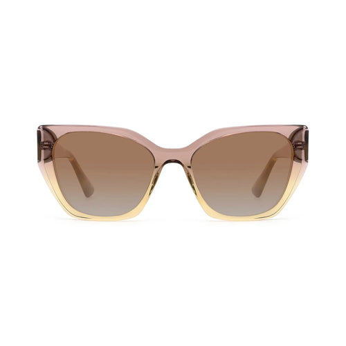 Betty’s Retro Shades Clara sunglasses in yellow gradient with amber gradient lenses