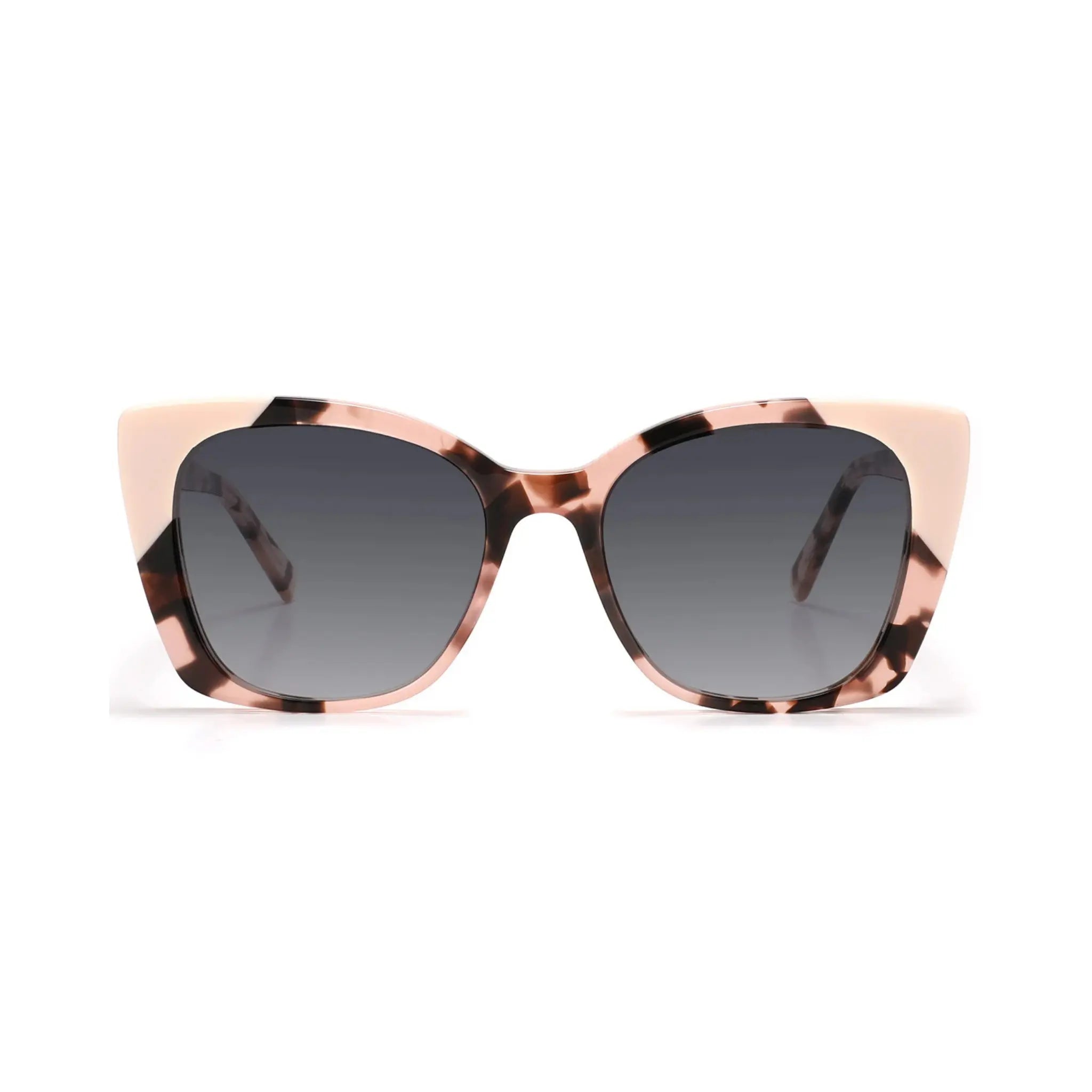 Betty’s Retro Shades Gloria sunglasses in marbled pink with grey gradient lenses