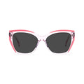 Betty’s Retro Shades Kitty sunglasses in marbled pink with dark grey lenses