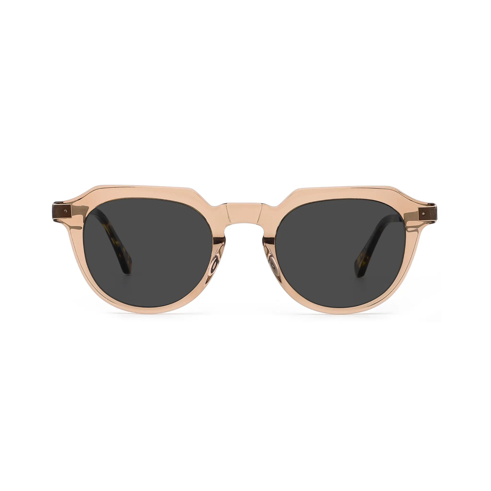 Betty’s Retro Shades Opal sunglasses in amber with dark grey lenses