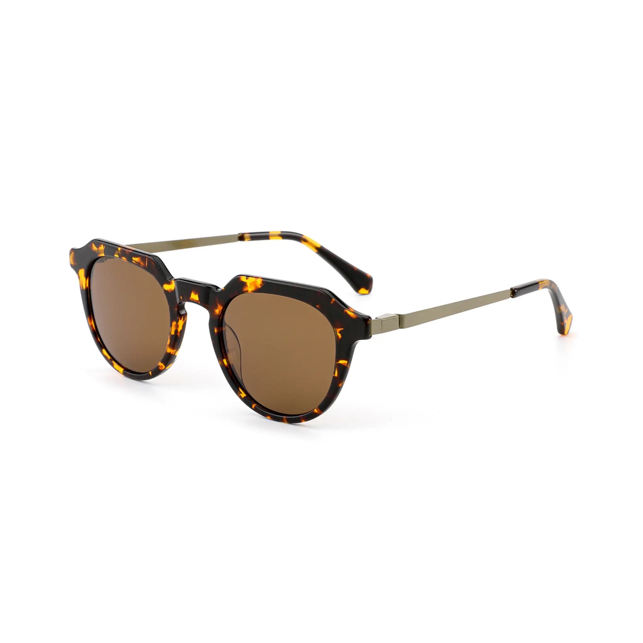 Betty’s Retro Shades Opal sunglasses in tortoiseshell with dark grey lenses