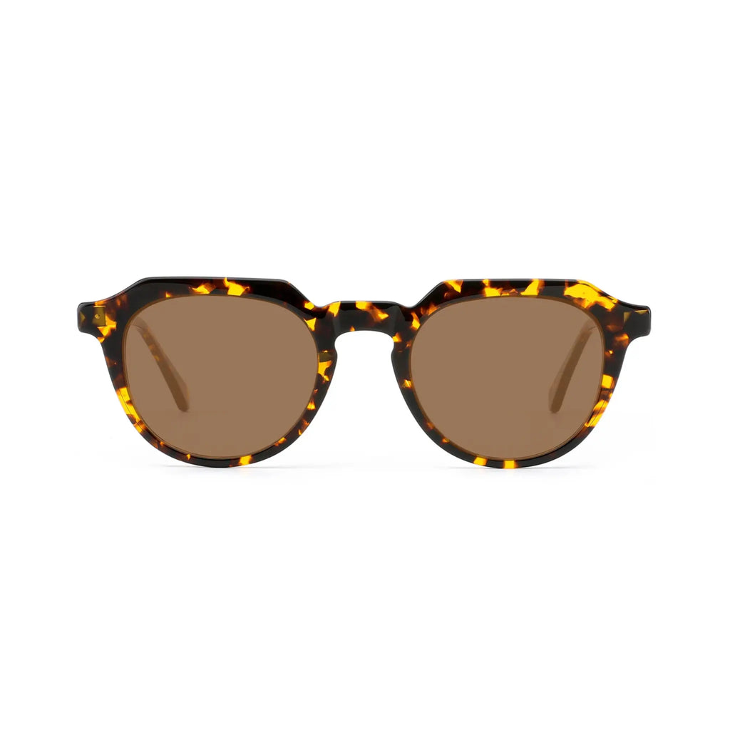 Betty’s Retro Shades Opal sunglasses in tortoiseshell with dark grey lenses