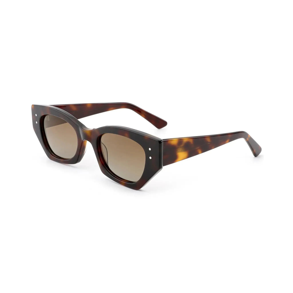 Betty’s Retro Shades Phyllis sunglasses in tortoiseshell with amber gradient lenses