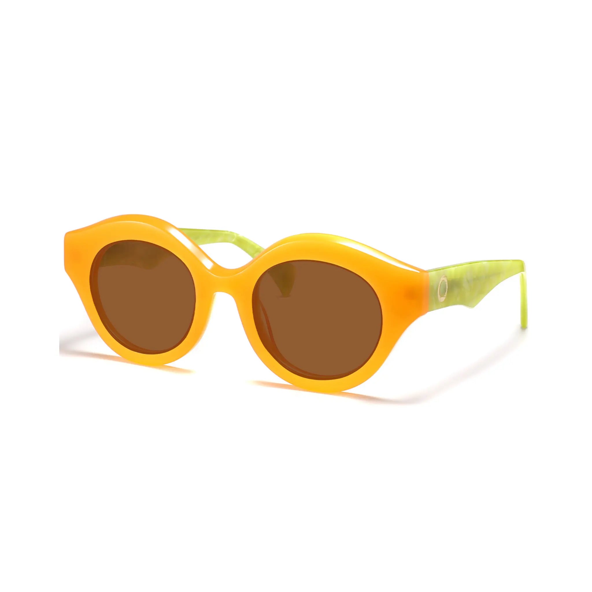 Betty’s Retro Shades Posey sunglasses in honey with amber lenses