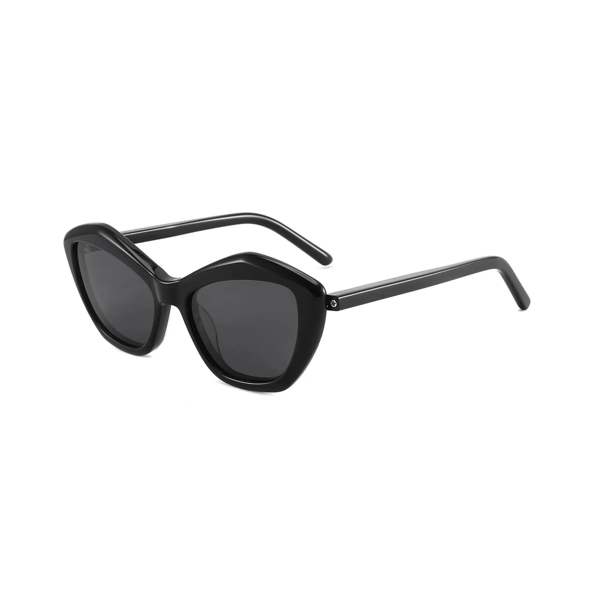 Betty’s Retro Shades Wanada sunglasses in black with dark grey lenses
