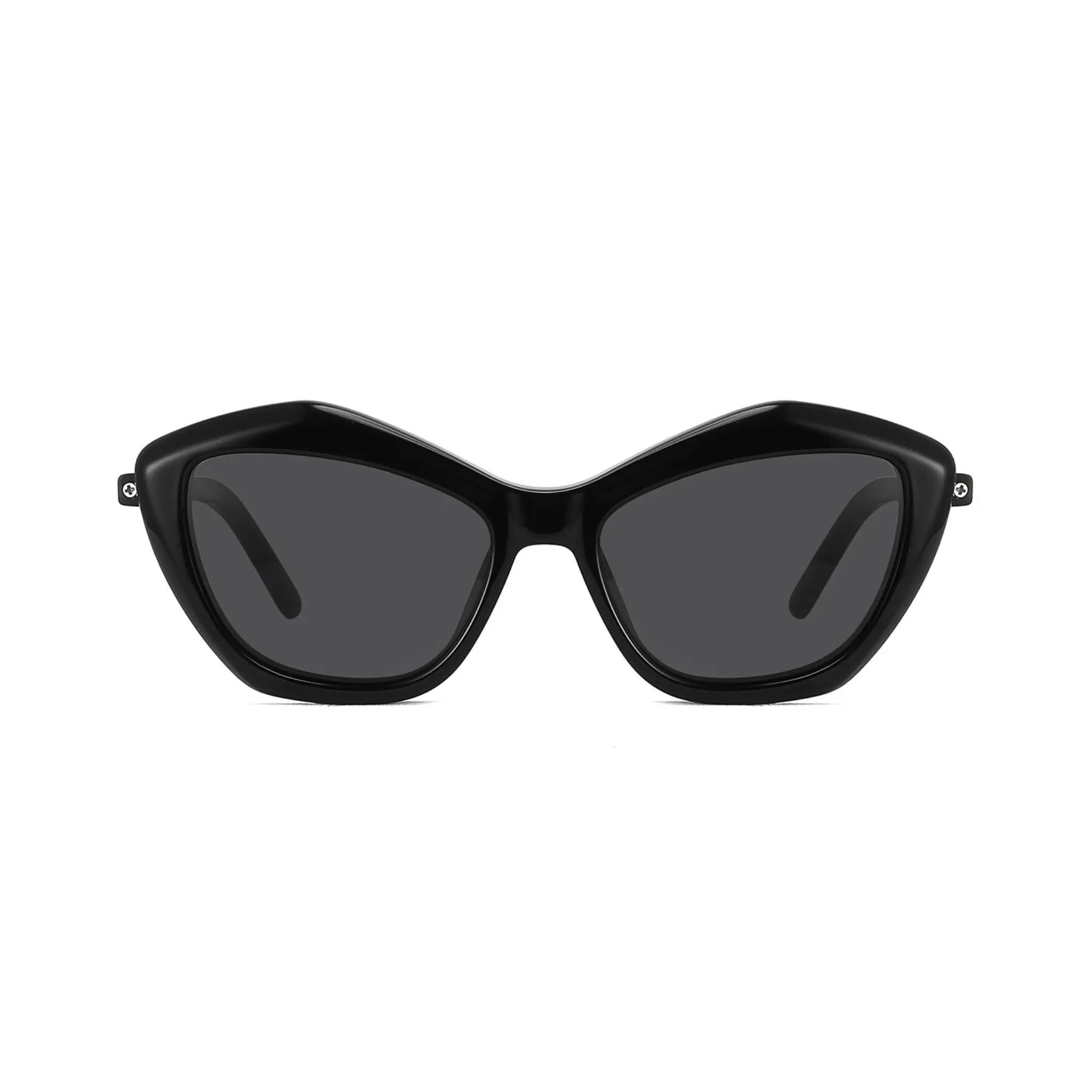 Betty’s Retro Shades Wanada sunglasses in black with dark grey lenses